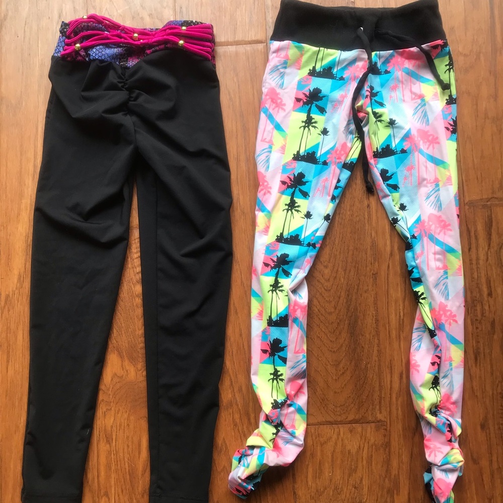 California kisses leggings lot both size child XS